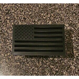 Heavy American Flag Metal Trailer Hitch Cover for 2 inch Receivers